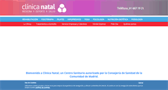 Desktop Screenshot of clinicanatal.com